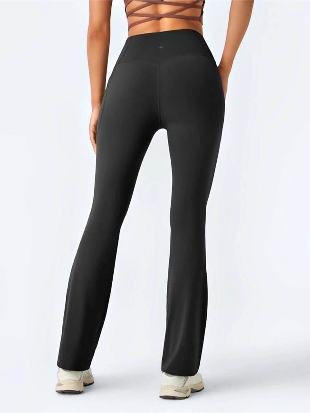 Halara UltraSculpt High Waisted Tummy Control Pocket Shaping Yoga Bootcut - Picture 3 of 6